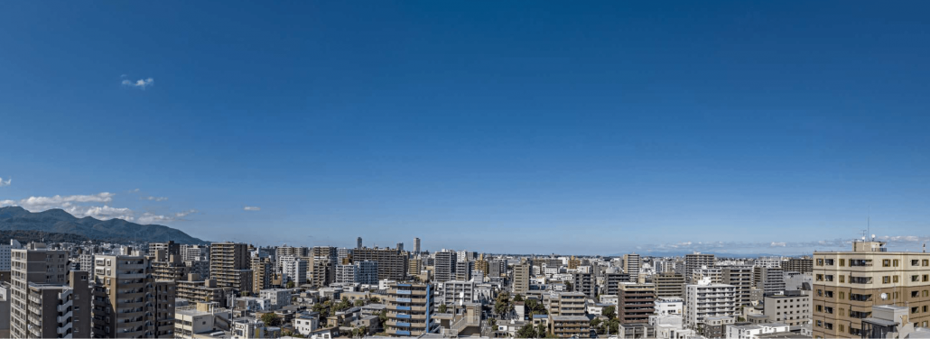 窓の外に広がる、心潤す眺め